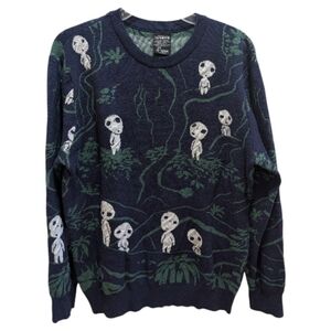 Studio Ghibli Princess Mononoke Sweater Medium Unisex